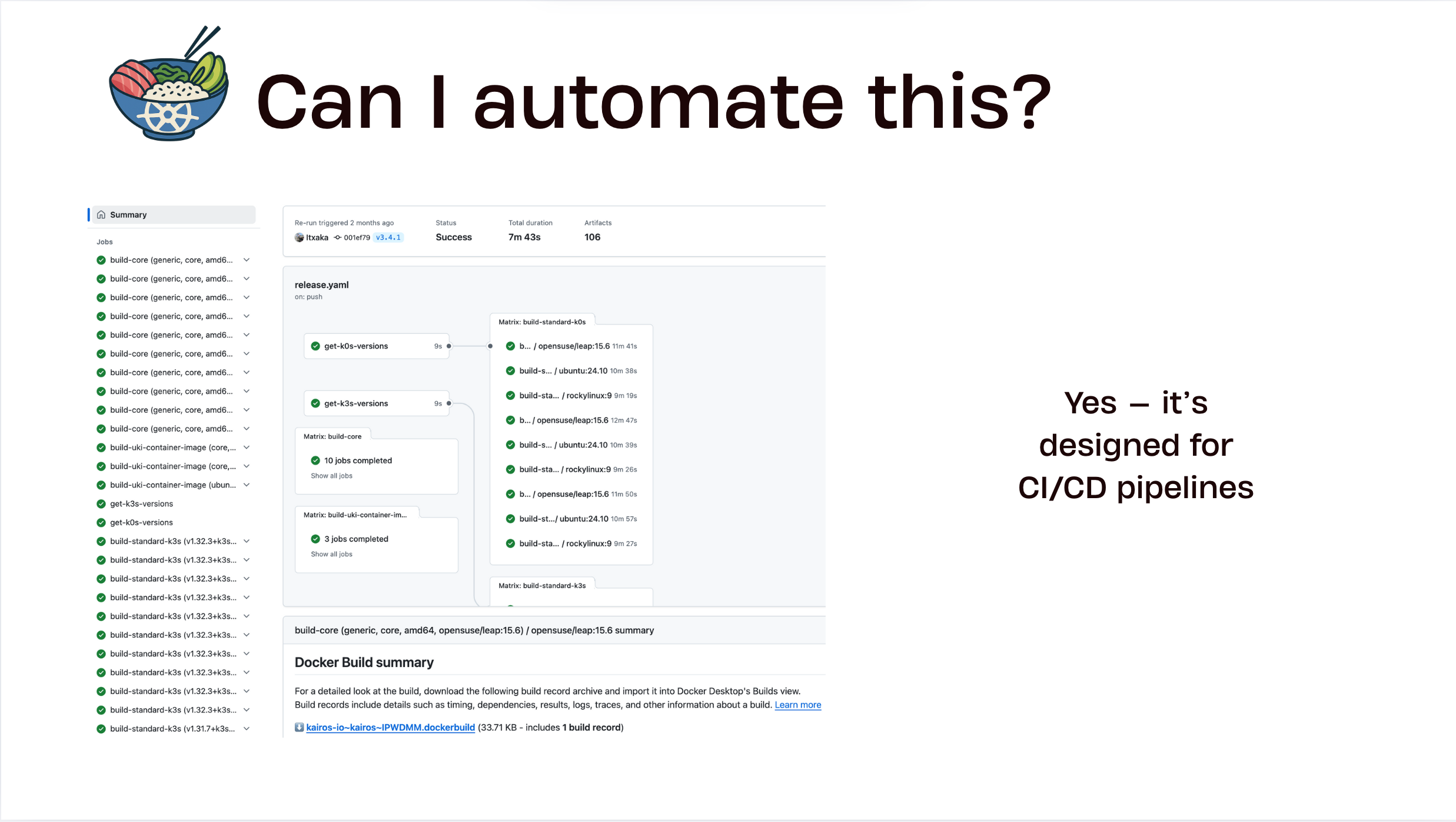 Can I automate this?